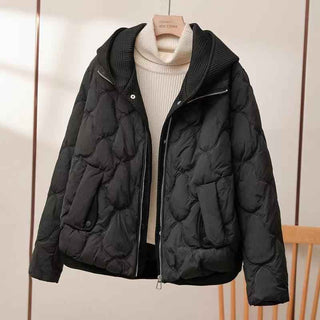 Steppjacke mit Kapuze