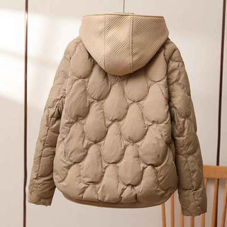 Steppjacke mit Kapuze