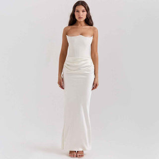 Elegantes Korsett-Maxikleid