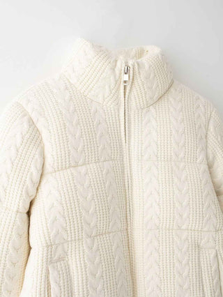 Steppjacke Strickoptik
