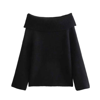 Schulterfreier Pullover