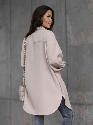 Übergangsjacke im Woll-Look