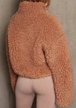 Plüschjacke Kurz Damen