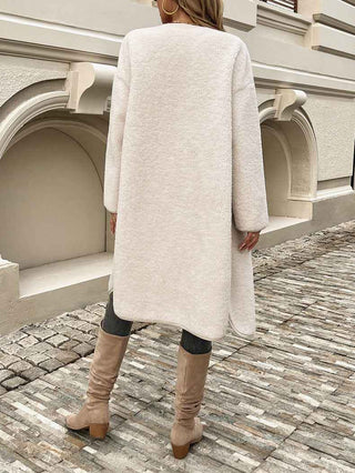 Fleece Jacke Damen Lang