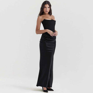 Elegantes Korsett-Maxikleid
