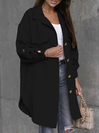 Übergangsjacke im Woll-Look