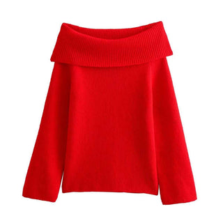 Schulterfreier Pullover