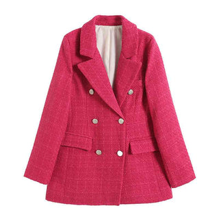 Figurbetonter Blazer mit Reverskragen
