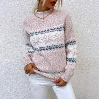 Pullover mit Stehkragen locker geschnitten