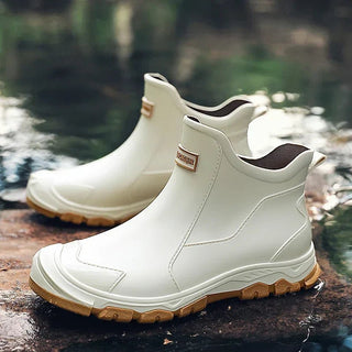 Regenstiefel Herren Kurz mit Profilsohle
