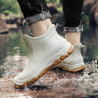 Regenstiefel Herren Kurz mit Profilsohle