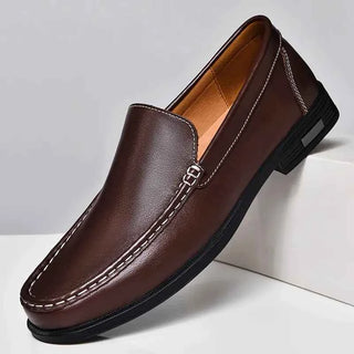 Klassische Lederloafers Herren