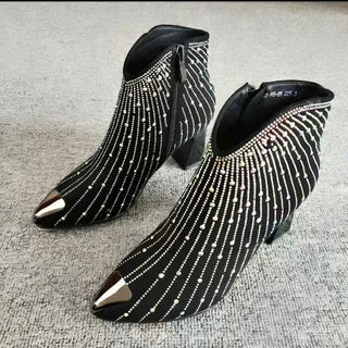 Stiefeletten Mit Glitzer