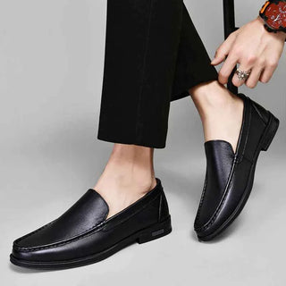 Klassische Lederloafers Herren