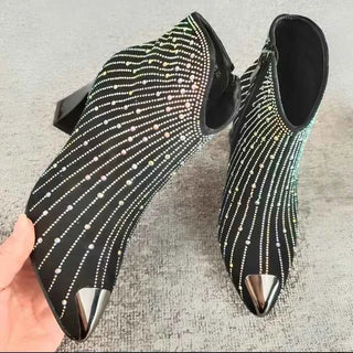 Stiefeletten Mit Glitzer