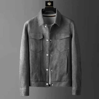 Wildlederlook Jacke Herren