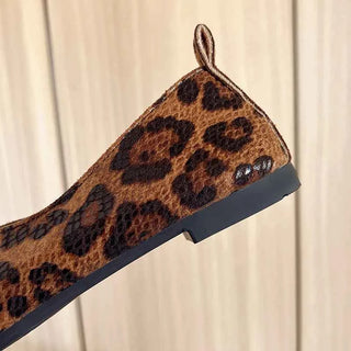 Damen Loafer Leopardenprint Klassik