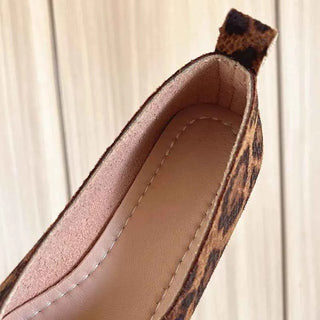 Damen Loafer Leopardenprint Klassik