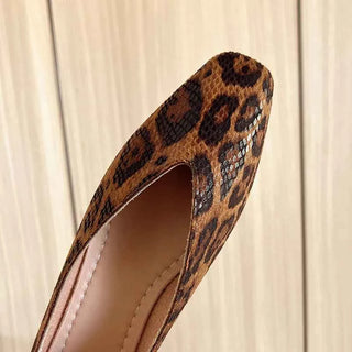 Damen Loafer Leopardenprint Klassik