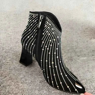 Stiefeletten Mit Glitzer