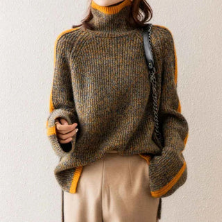 Oversize Rollkragenpullover Damen
