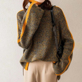 Oversize Rollkragenpullover Damen
