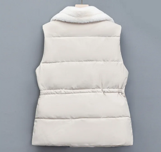 Damen Winter Weste Plüsch