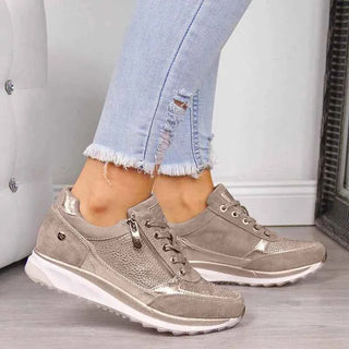 Damen Sneaker mit Reißverschluss