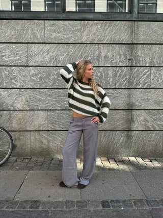 Gestreifter Pullover Damen