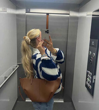 Gestreifter Pullover Damen