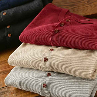 Herren Henley Hemd