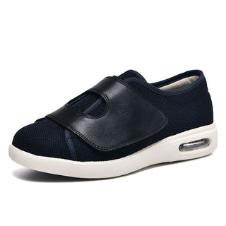 Sneaker Damen mit Klettverschluss in Blau