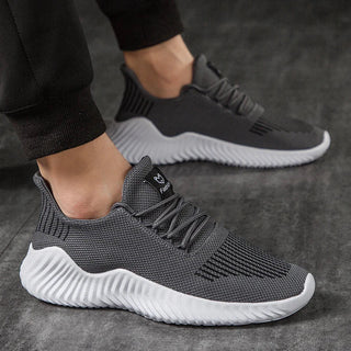 Sneaker Herren Atmungsaktiv mit Dämpfung n Grau