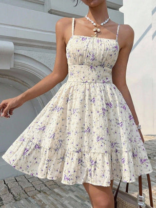 Sommerkleid Damen Mini Blumenkleid A-Linie-Cecile Lavelle-Cecile Lavelle
