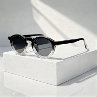 Sonnenbrille rund UV400 Retro Look-Cecile Lavelle-Weiß-Cecile Lavelle