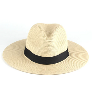 Sonnenhut mit Breiter Krempe im Panama Stil-New3-Cecile Lavelle-Beige-Klein 52-54,5 cm-Cecile Lavelle