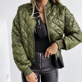 Steppjacke Bomber Kurz Modern - Cecile LavelleBeige