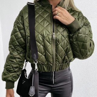 Steppjacke Bomber Kurz Modern - Cecile LavelleBeige