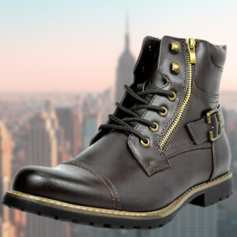 Men's classic boots with zip
