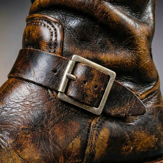 Stiefel Herren mit Schnallen Vintage