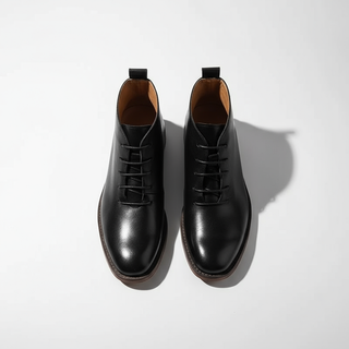 Stiefeletten Herren Elegant im Business-Look in Schwarz