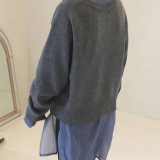 Strickjacke Damen Oversized mit Knöpfen