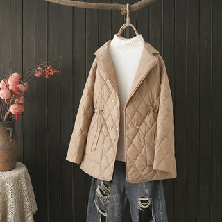 Taillierte Steppjacke Damen Elegant - Cecile LavelleSchwarz