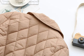 Taillierte Steppjacke Damen Elegant - Cecile LavelleSchwarz