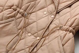 Taillierte Steppjacke Damen Elegant - Cecile LavelleSchwarz