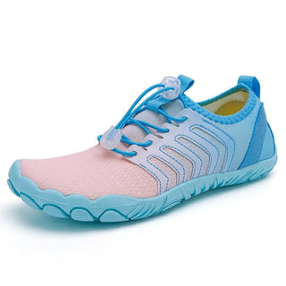 Wasserschuhe Herren mit Schnellverschluss und Profilsohle-Walking Shoes-Cecile Lavelle-Hellblau-36-Cecile Lavelle
