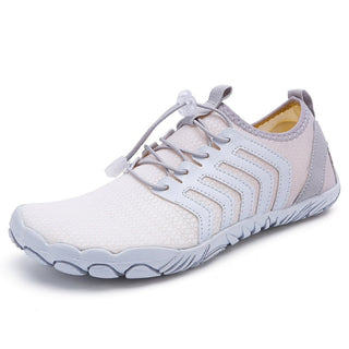 Wasserschuhe Herren mit Schnellverschluss und Profilsohle-Walking Shoes-Cecile Lavelle-Weiß-36-Cecile Lavelle