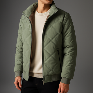 Winterjacke Herren Gesteppt mit Fleecefutter