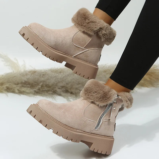 Winterstiefel Damen mit Fellkragen