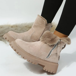 Winterstiefel Damen mit Fellkragen